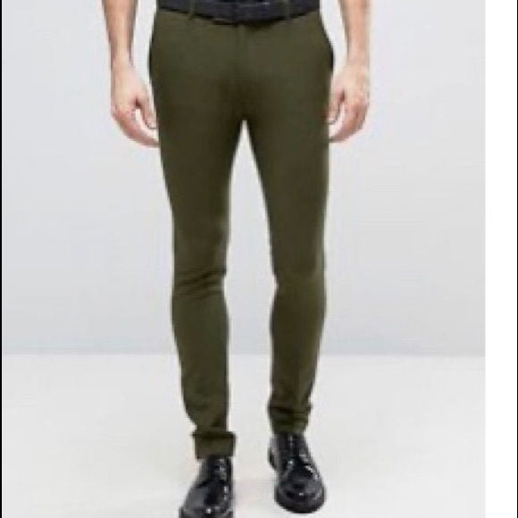 ASOS Other - Super skinny stretch fit wool pants